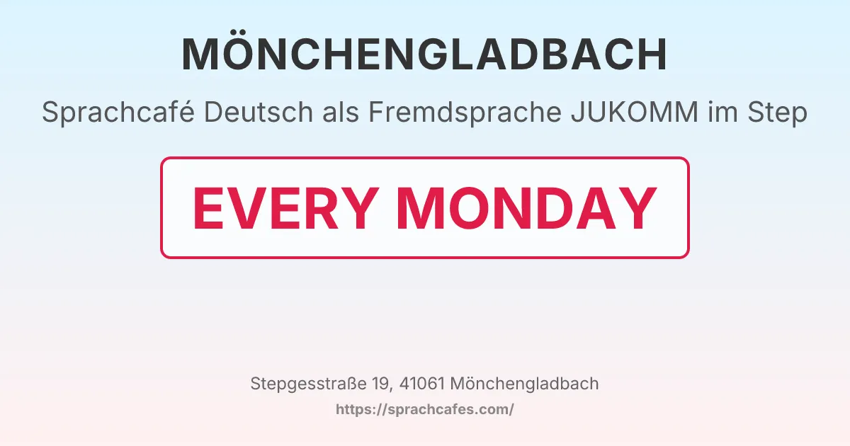 Deutsch als Fremdsprache JUKOMM im Step – event photo