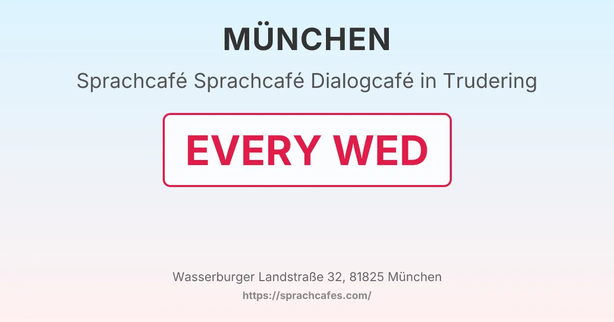 Sprachcafé Dialogcafé in Trudering – event photo