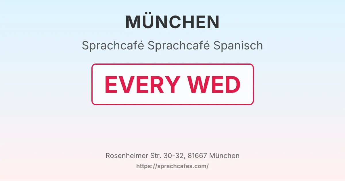 Sprachcafé Spanisch – event photo