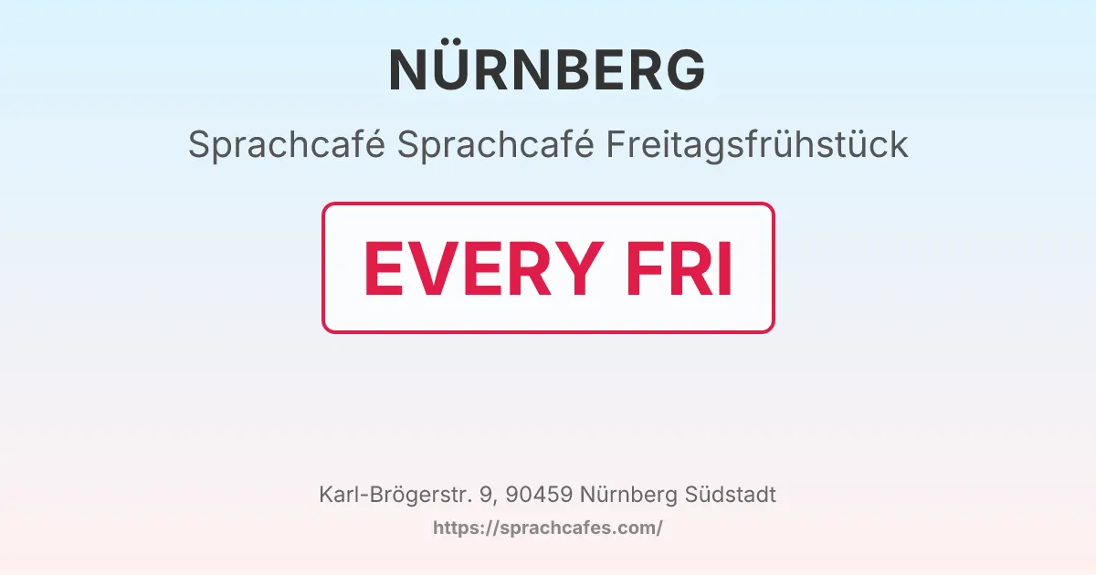 Sprachcafé Freitagsfrühstück – event photo