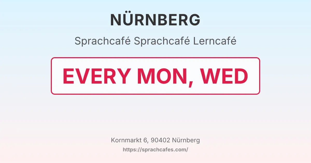 Sprachcafé Lerncafé – event photo