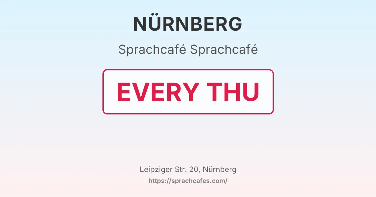 Sprachcafé – event photo