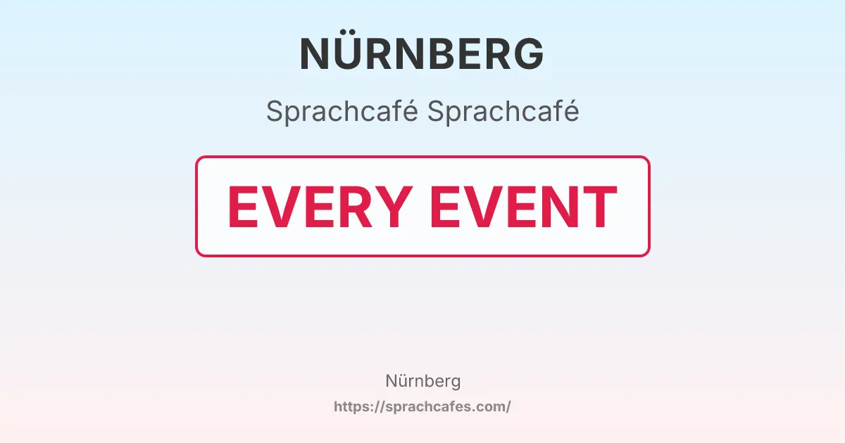 Sprachcafé – event photo