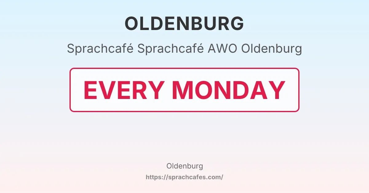 Sprachcafé AWO Oldenburg – event photo