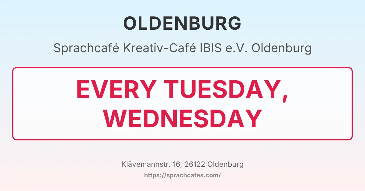 Kreativ-Café IBIS e.V. Oldenburg – event photo
