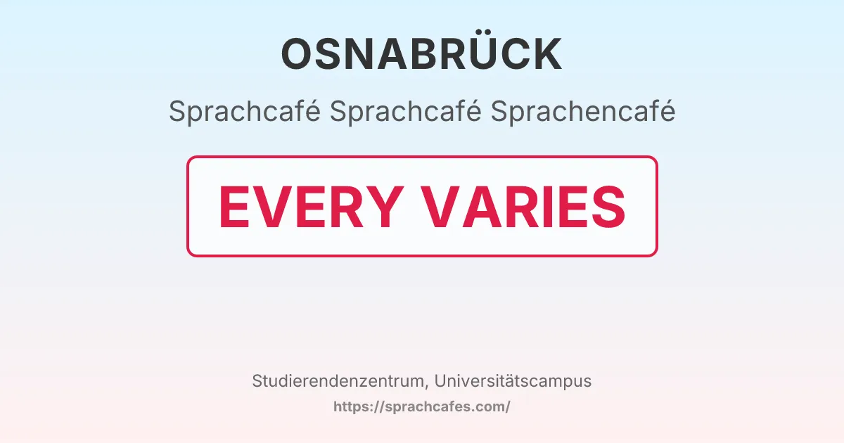 Sprachcafé Sprachencafé – event photo