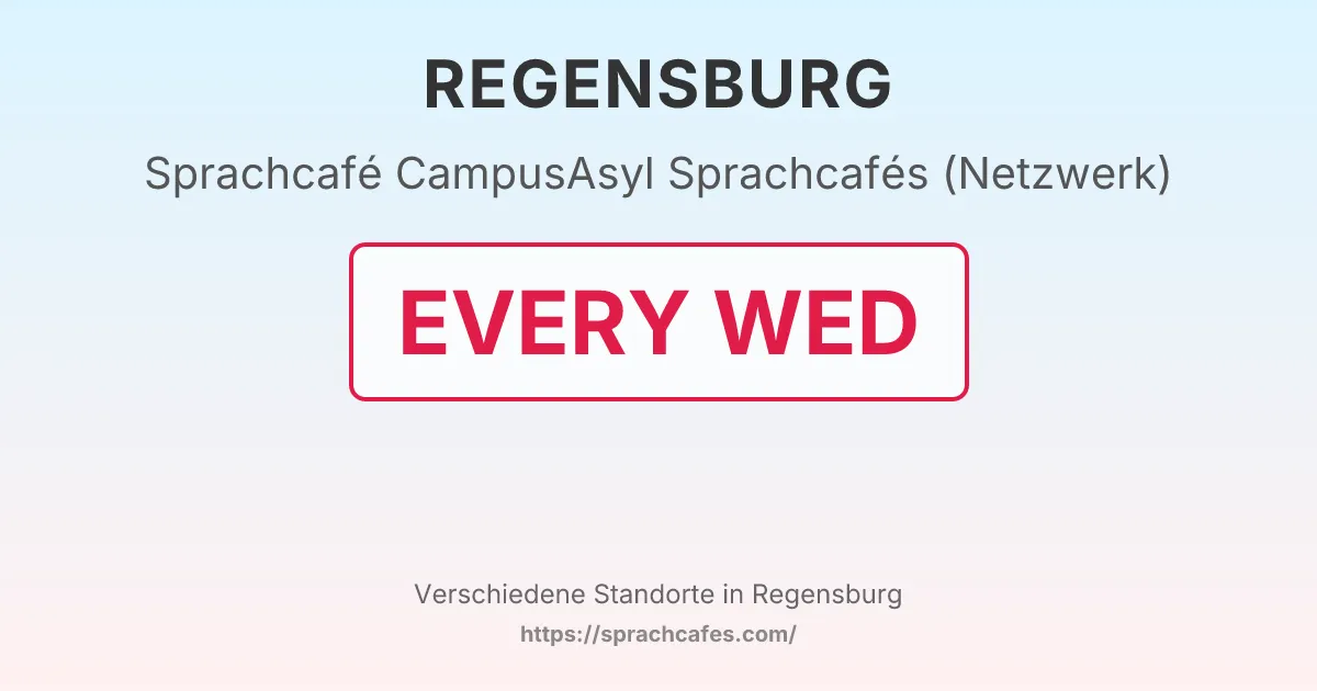 CampusAsyl Sprachcafés (Netzwerk) – event photo