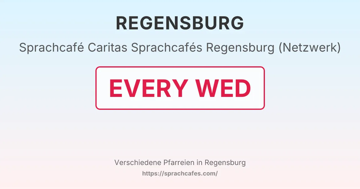 Caritas Sprachcafés Regensburg (Netzwerk) – event photo