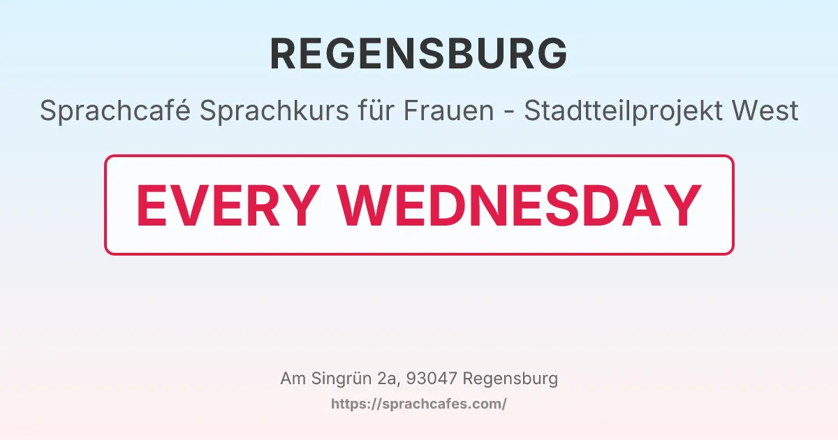 Sprachkurs für Frauen - Stadtteilprojekt West – event photo