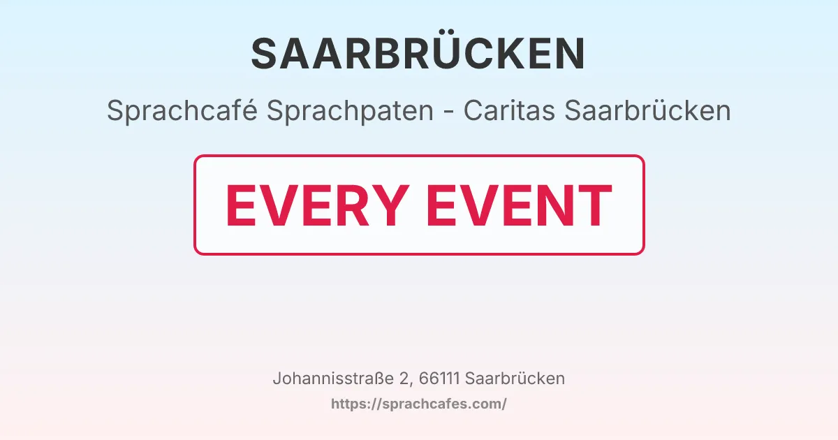 Sprachpaten - Caritas Saarbrücken – event photo