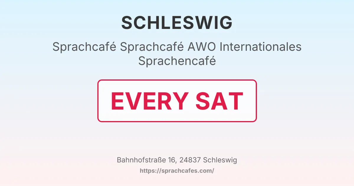 Sprachcafé AWO Internationales Sprachencafé – event photo