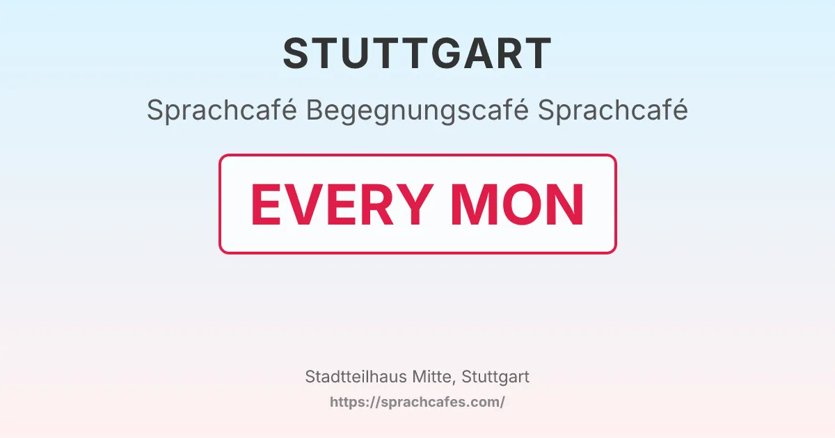 Begegnungscafé Sprachcafé – event photo