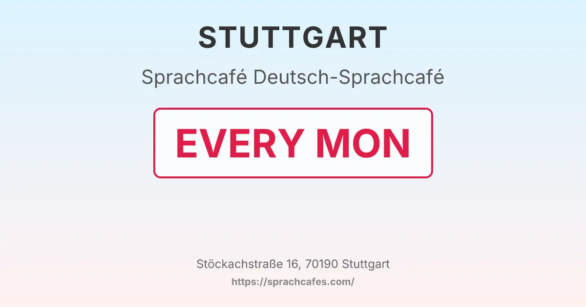 Deutsch-Sprachcafé – event photo