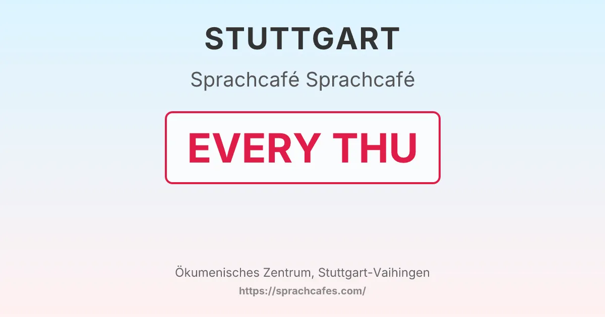 Sprachcafé – event photo