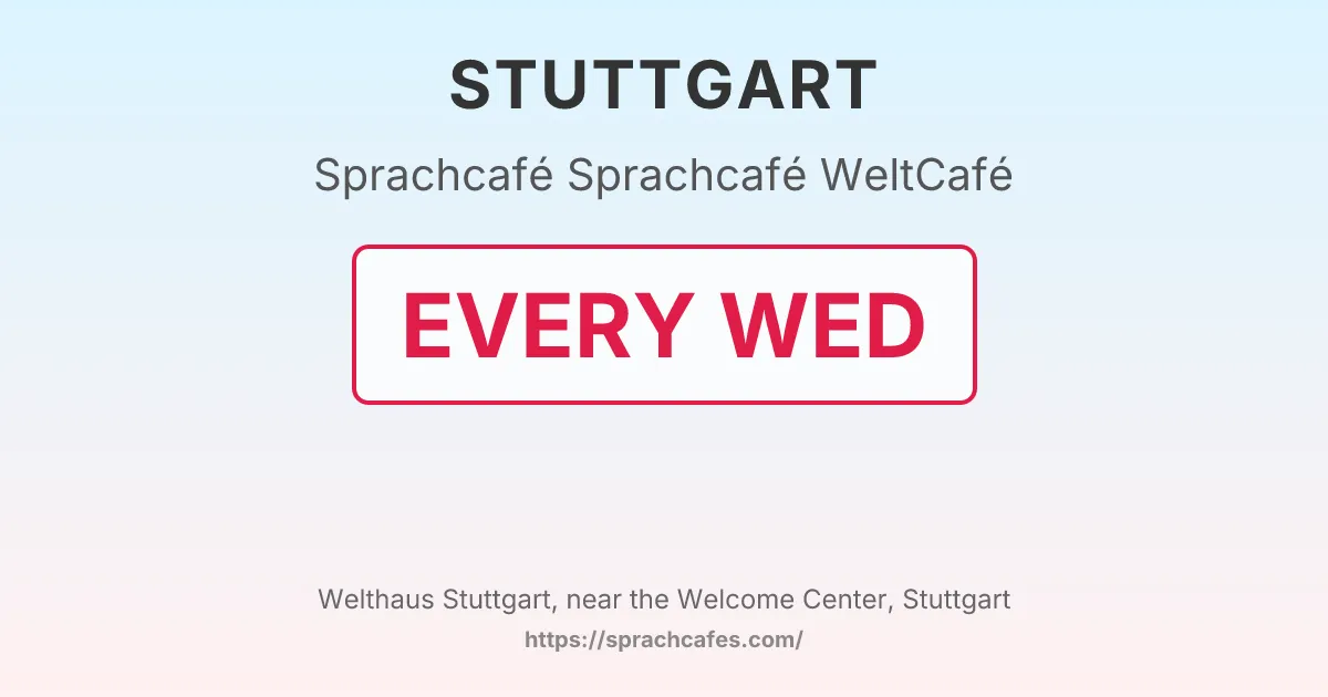 Sprachcafé WeltCafé – event photo