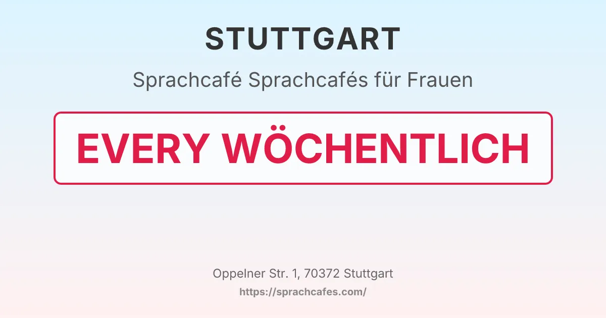 Sprachcafés für Frauen – event photo