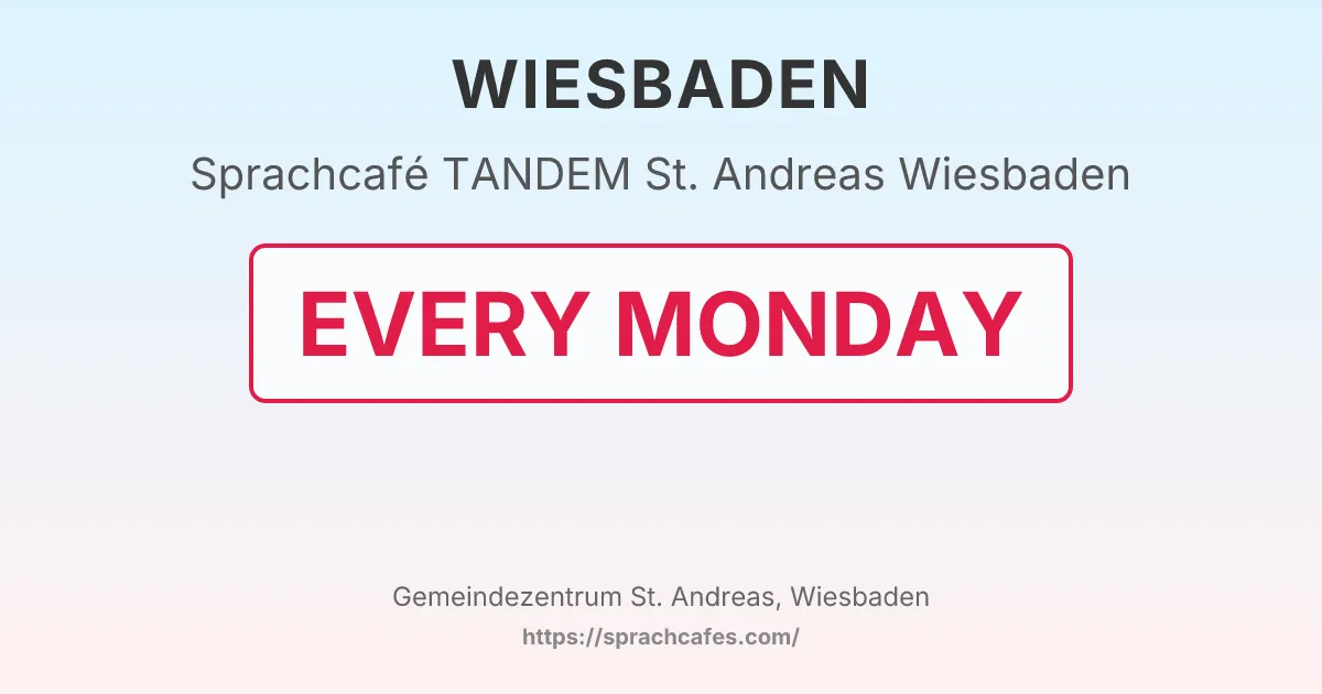 TANDEM St. Andreas Wiesbaden – event photo