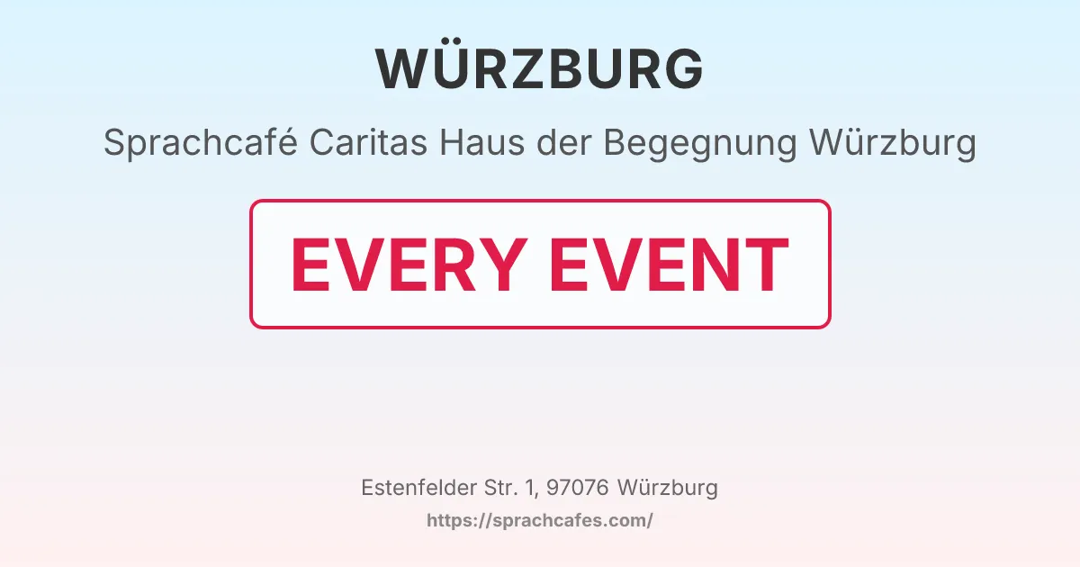 Caritas Haus der Begegnung Würzburg – event photo